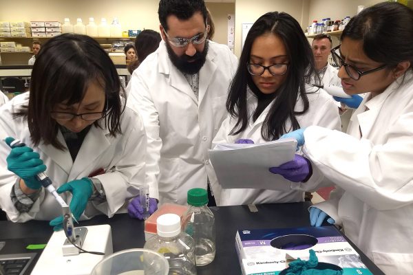biomanufacturing teaching lab and protein purification class of 2020