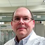 Ed Elder, PhD in the lab