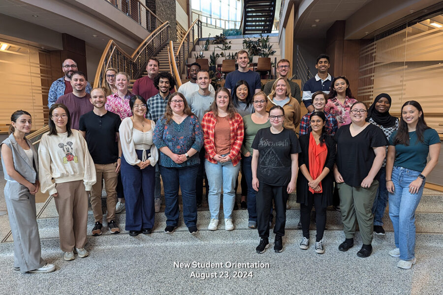 Picture of the Class of 2026 during their new student orientation in August 2024